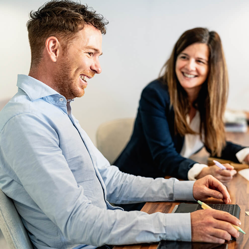 Colleagues at an office